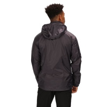 Regatta Rain Jacket Lyle IV (waterproof, sealed seams, breathable mesh lining) dark grey men's